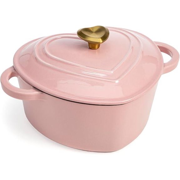 Paris Hilton Heart-Shaped Enameled Dutch Oven