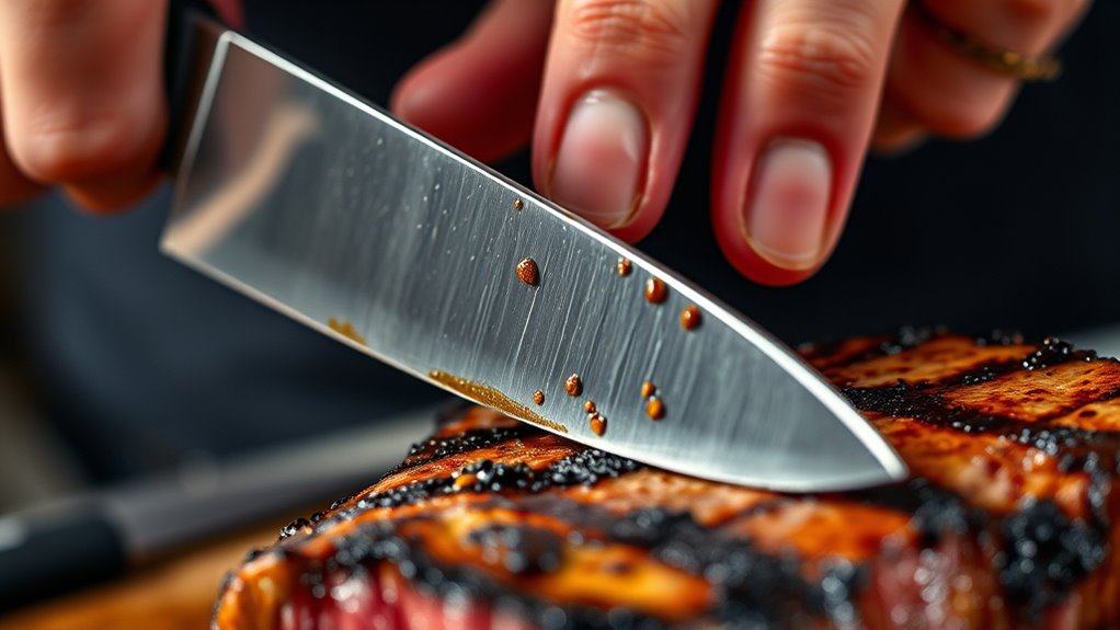 perfectly sliced beautifully plated