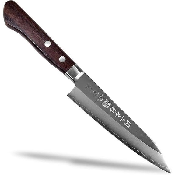 Seki Japan Petty Knife with Rose Wood Handle