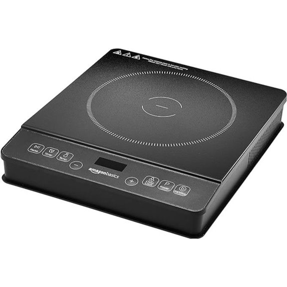 Amazon Basics 1800W Portable Induction Cooktop