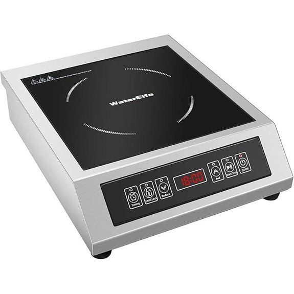 Portable 1800W Induction Cooktop with Touch & LCD