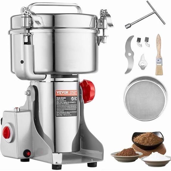 VEVOR 3400W Electric Grain & Spice Grinder