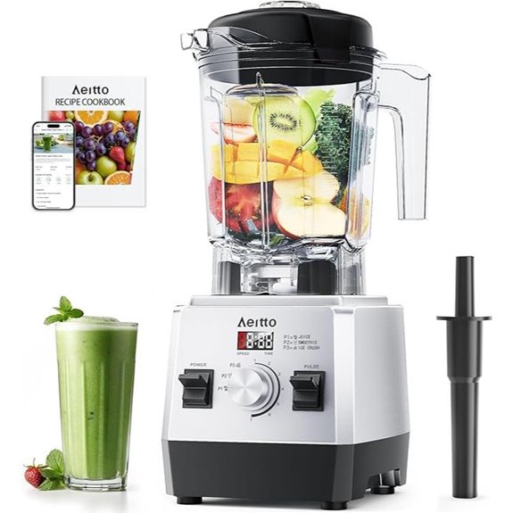 Aeitto 68oz Blender with 1800W Power and Presets