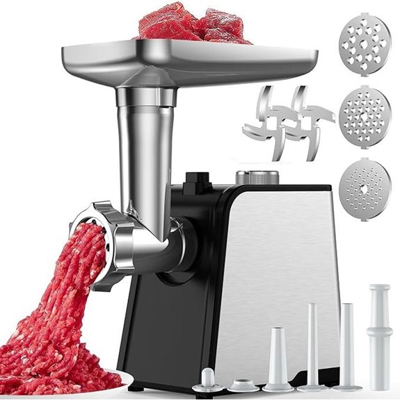 Oaomi 3200W Electric Meat Grinder & Sausage Stuffer