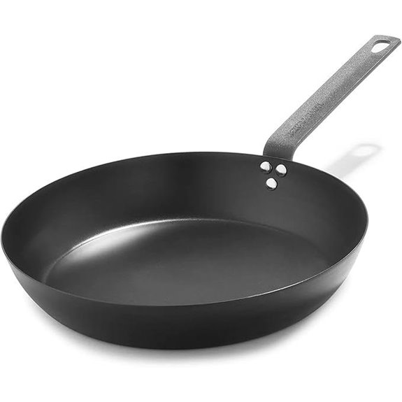 Merten & Storck 12” Pre-Seasoned Carbon Steel Skillet
