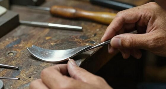 precise curved blade sharpening