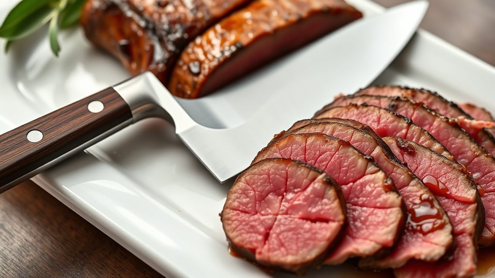 precise elegant meat slicing