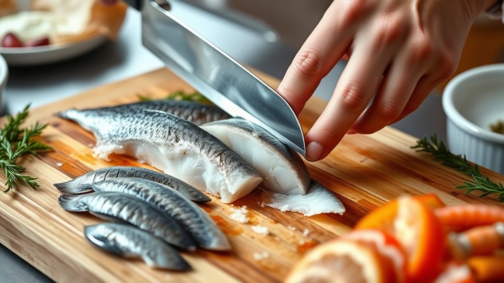 precision filleting blade features