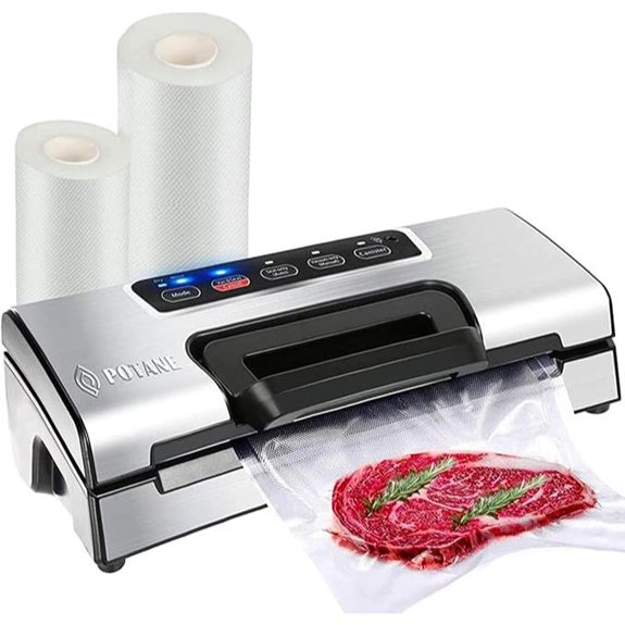 Precision Food Sealer with Built-in Cutter & Bags