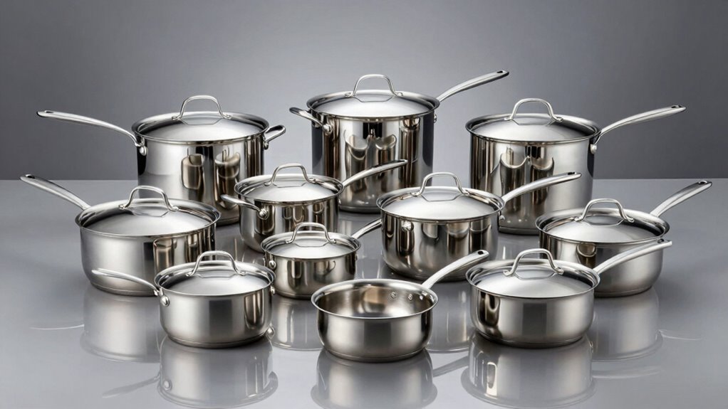 premium professional stainless cookware