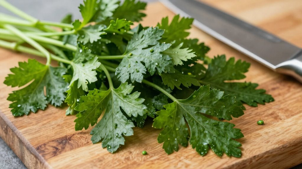 prepare parsley for chimichurri