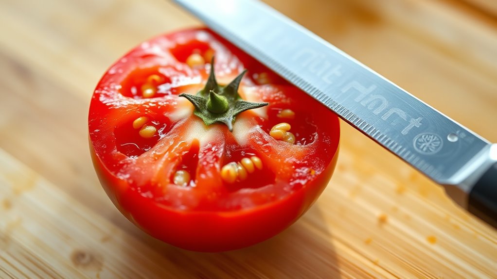 prepare tomato for slicing