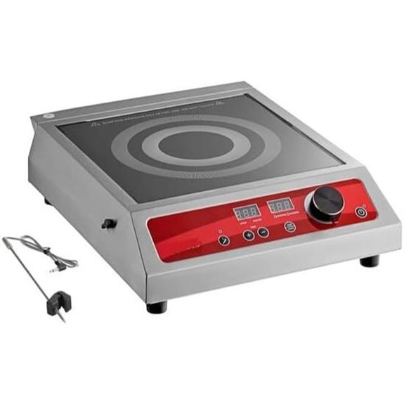 Professional Induction Cooktop with Temperature Probe