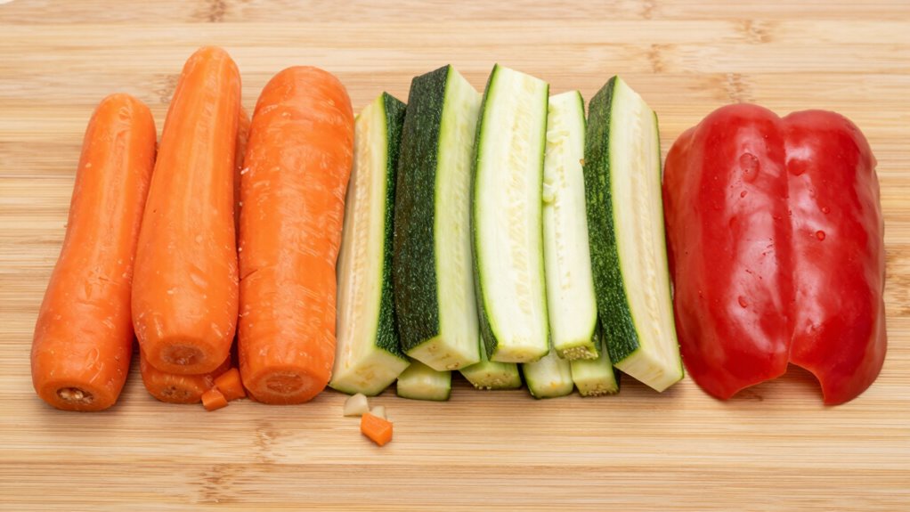 professional looking julienne and brunoise