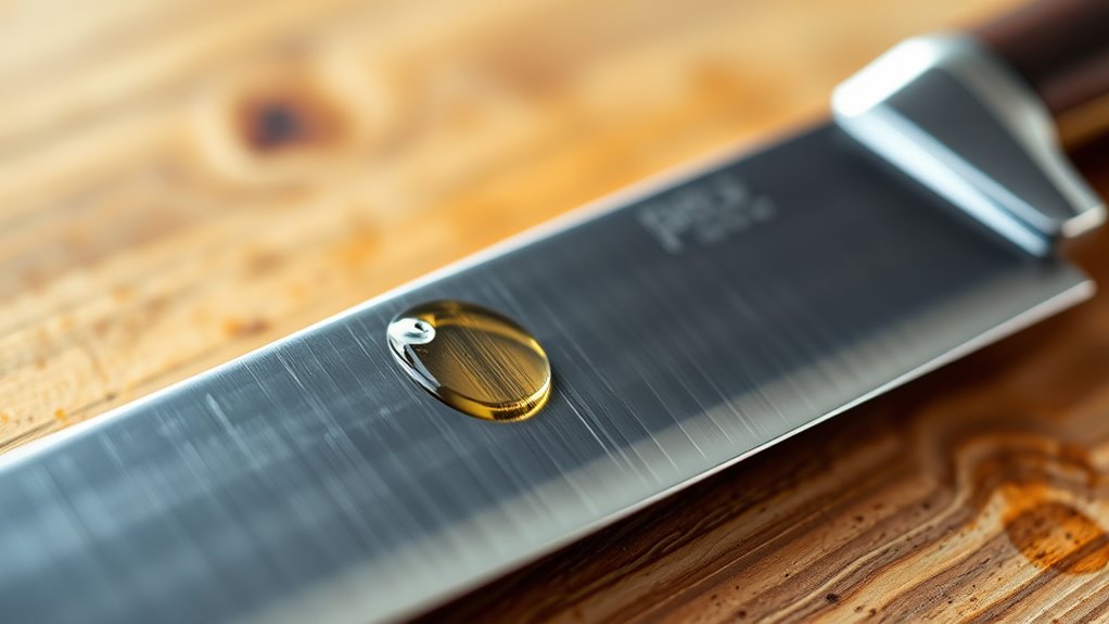 proper blade oiling technique