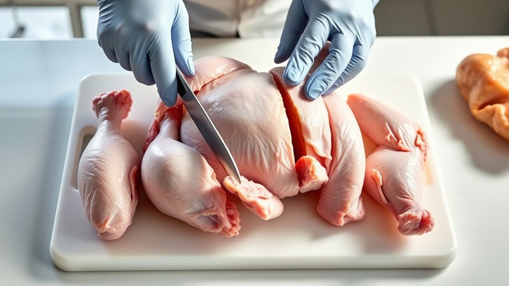 proper chicken butchering safety
