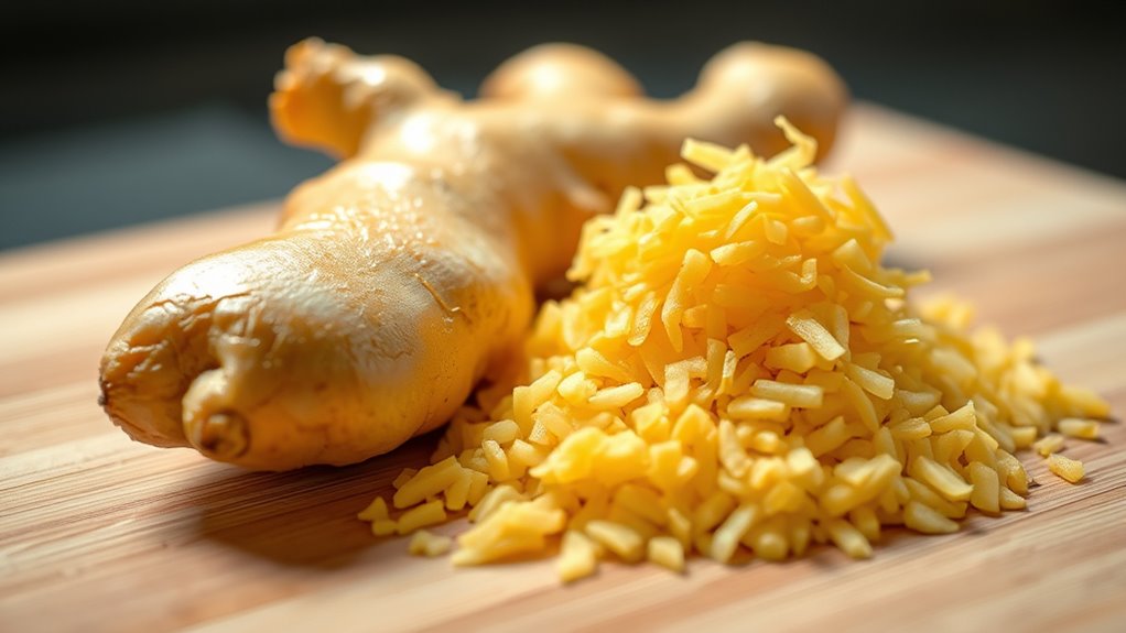 proper ginger preparation technique