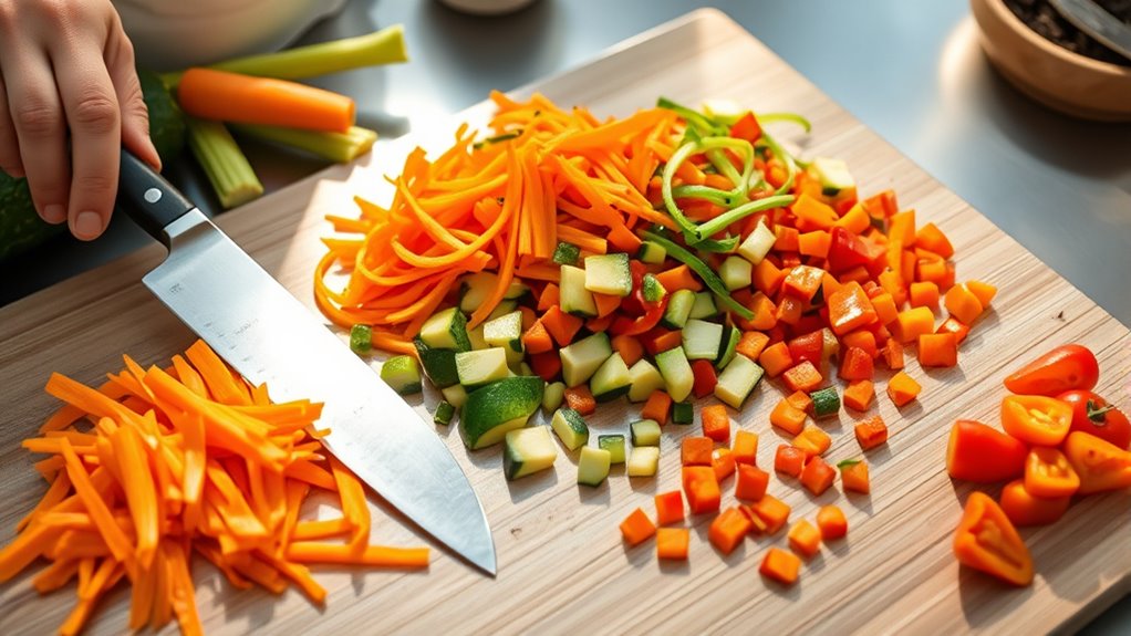 proper knife and prep techniques