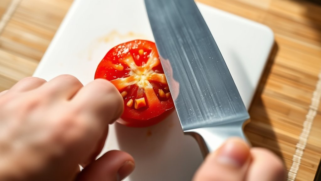 proper knife and surface selection