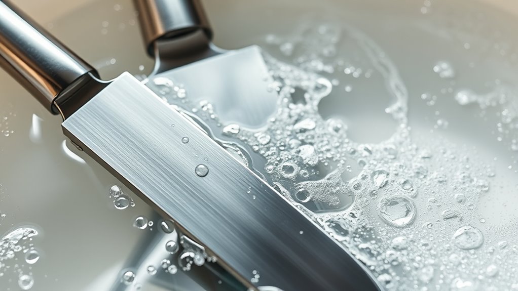 proper knife cleaning safety