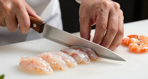 proper knife design for seafood