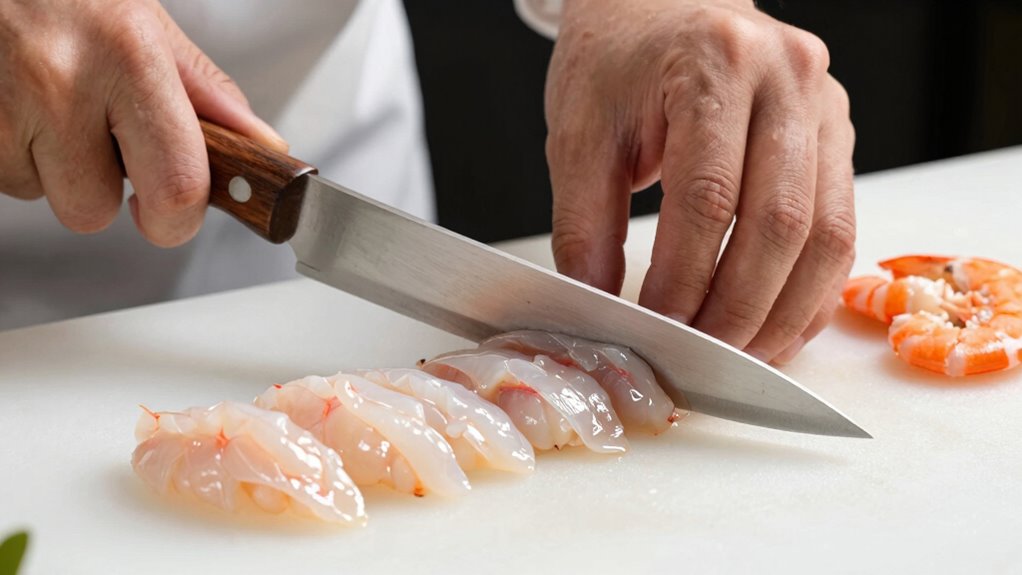 proper knife design for seafood