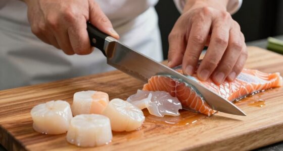proper knife shape for seafood