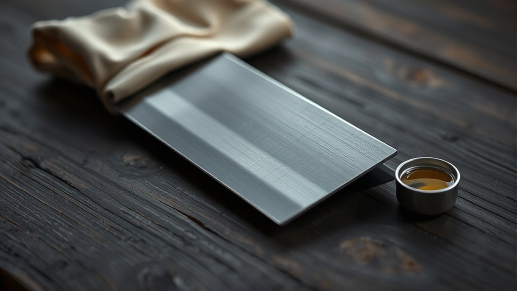 proper oiling and sealing