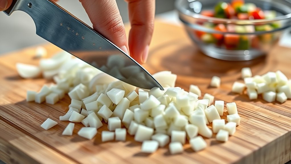 proper onion selection and preparation