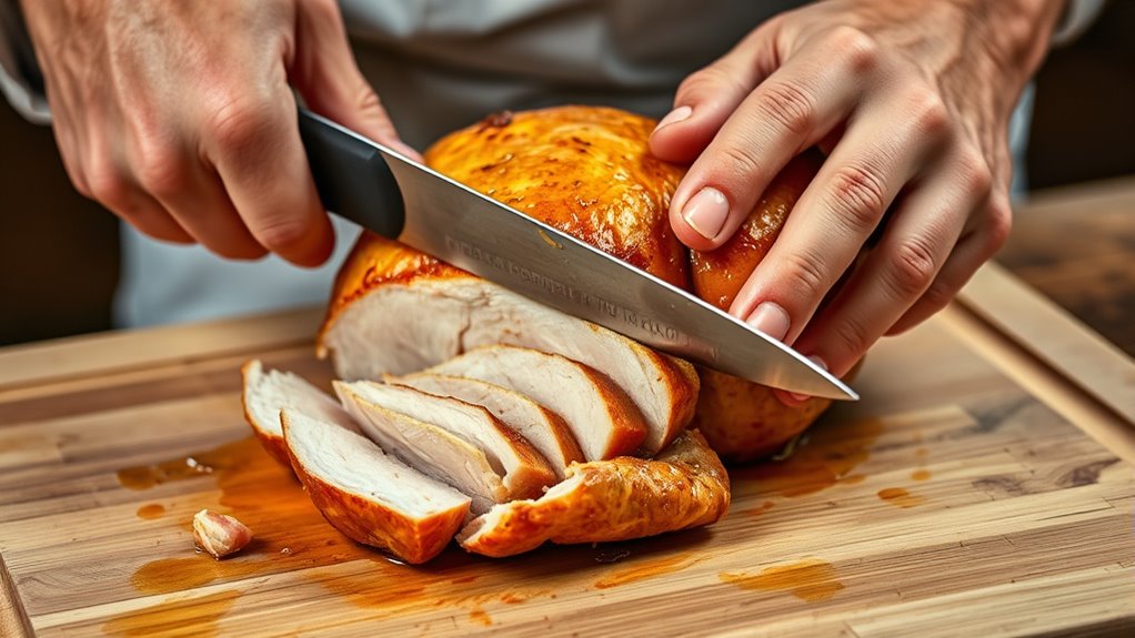 proper poultry carving preparation