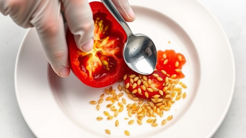 proper ripe tomato preparation