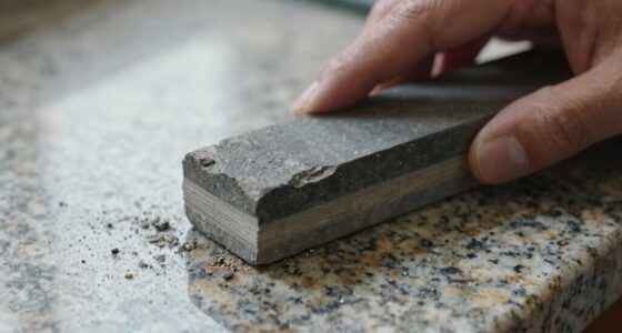proper whetstone flattening technique