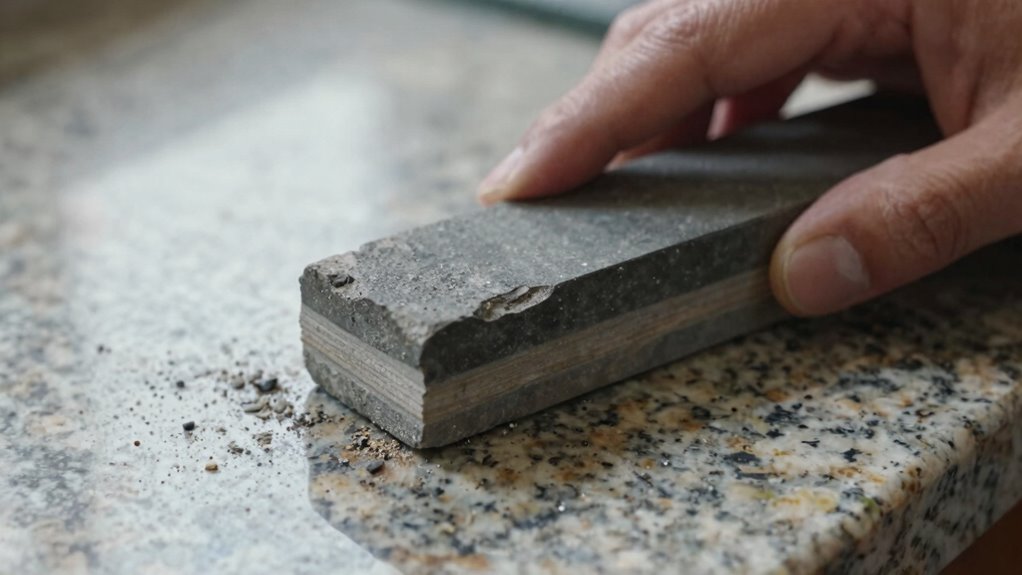 proper whetstone flattening technique