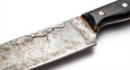 properly dispose of damaged knife