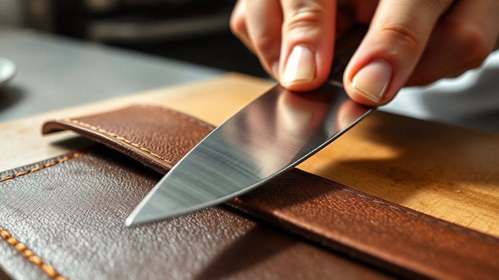 realign edge fibers regularly