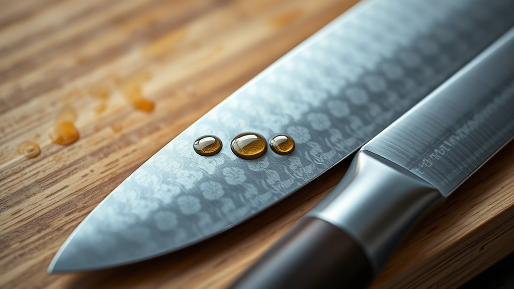 regular blade oiling routine