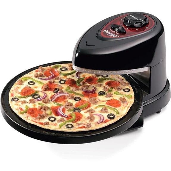 Presto 03430 Pizzazz Plus Rotating Oven Black