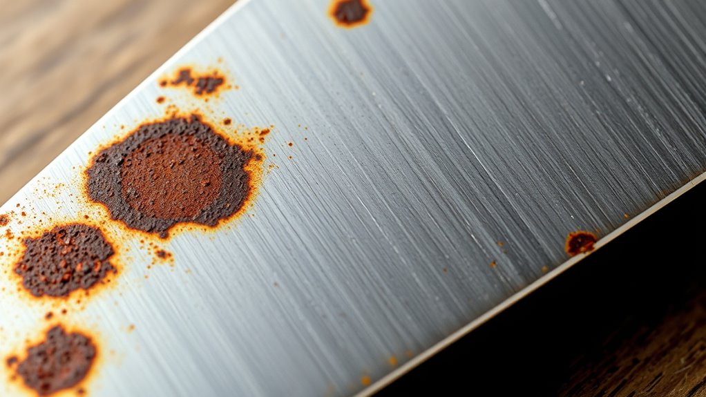 rust corrosion blade deterioration