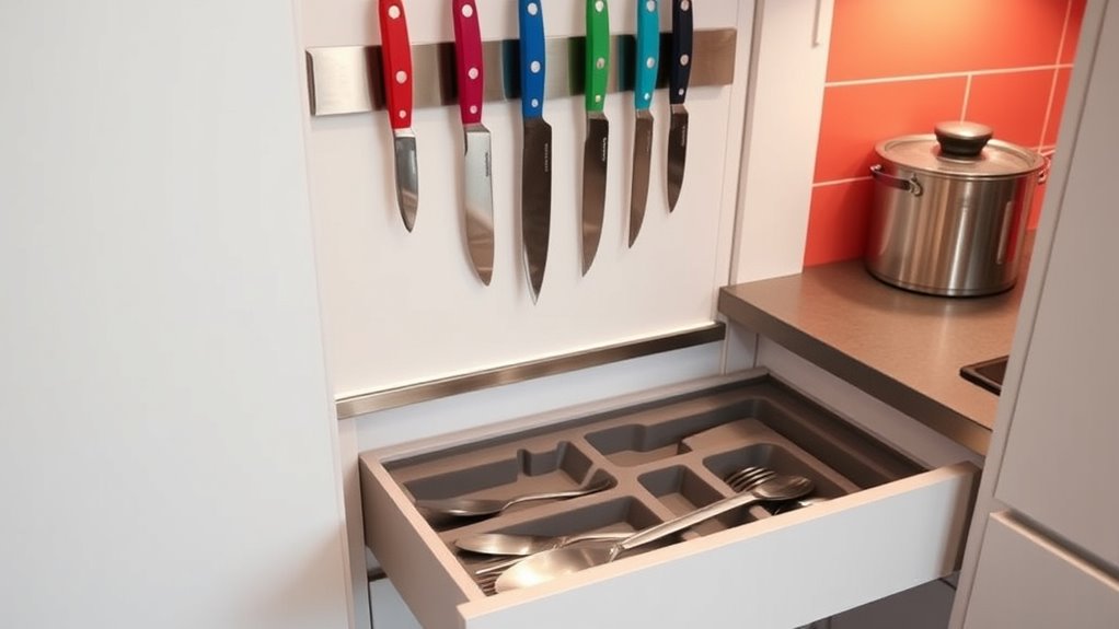 safe accessible knife storage