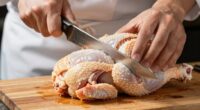 safe chicken cutting techniques