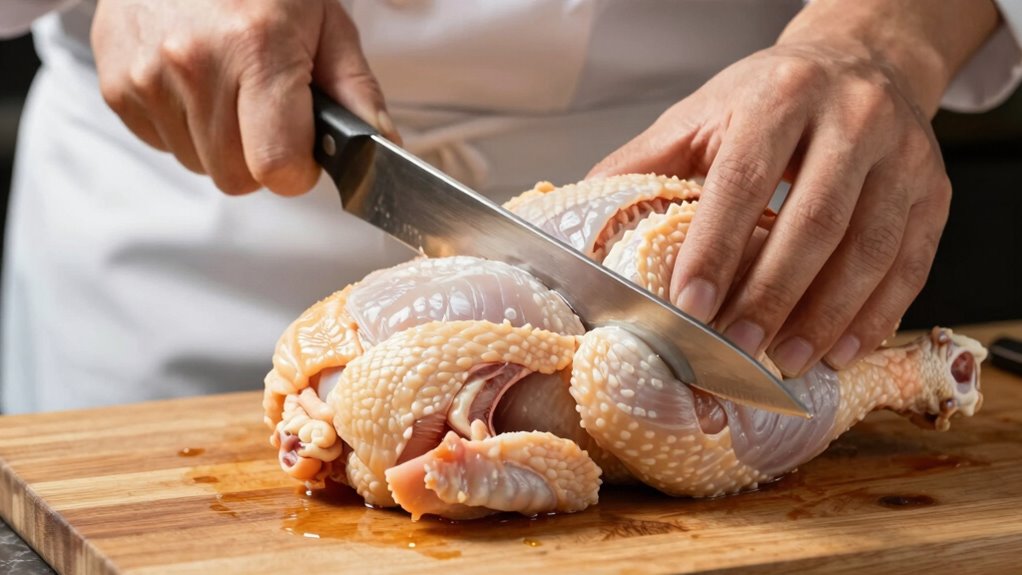 safe chicken cutting techniques