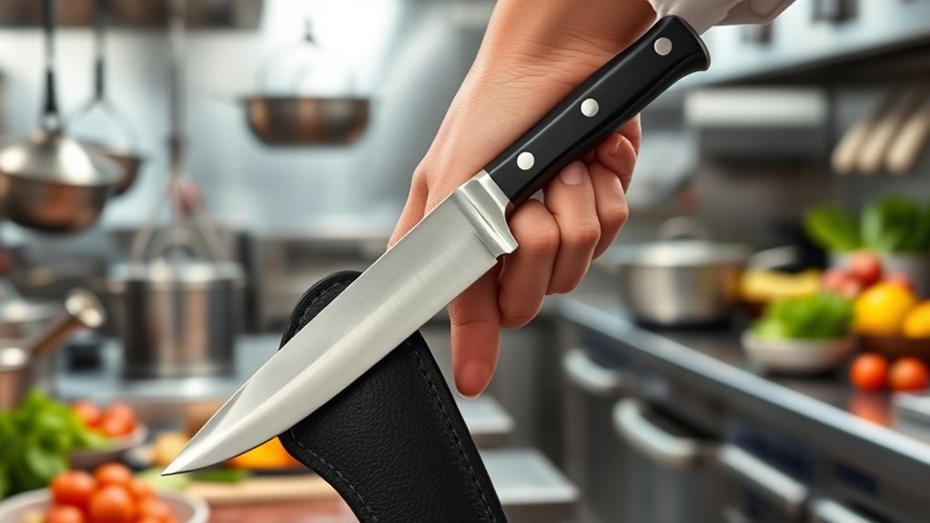 safe ergonomic knife handling