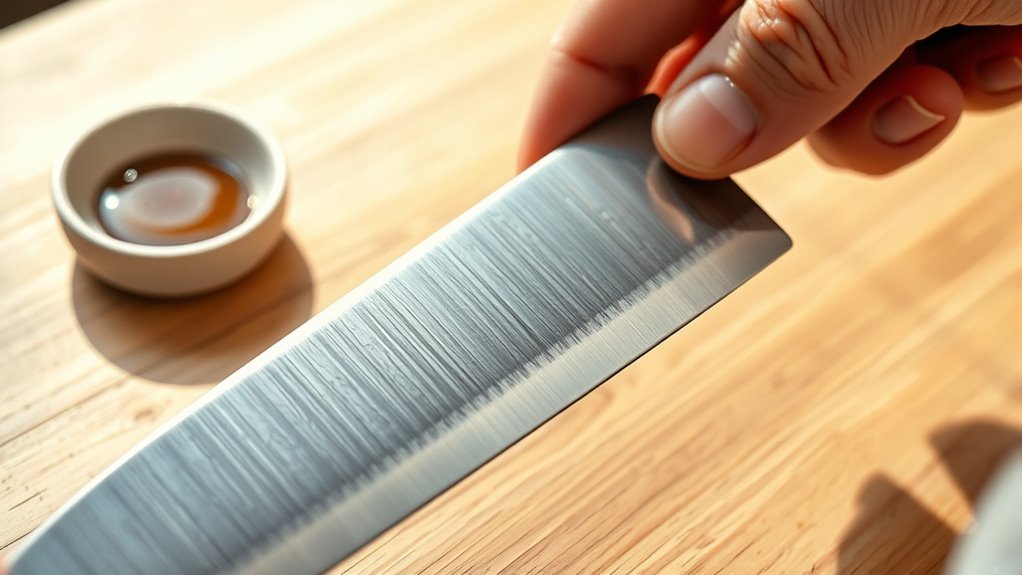 safe sharp careful handling