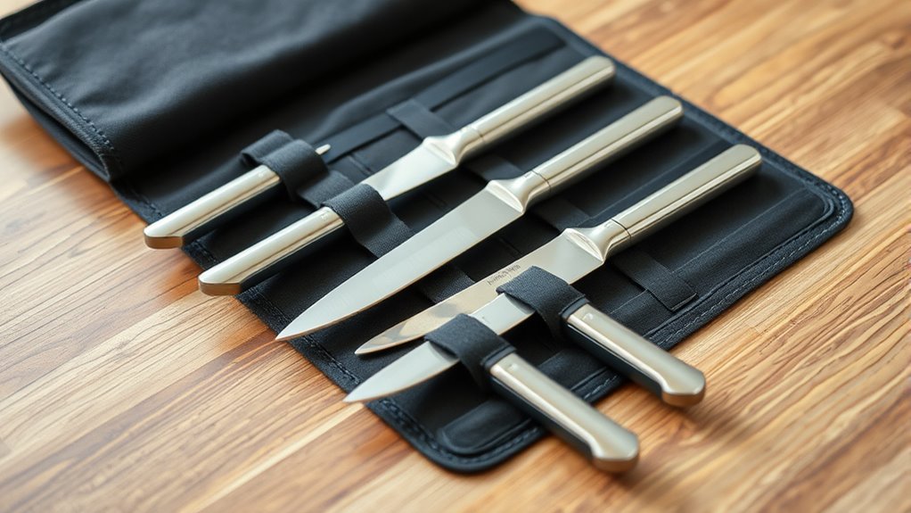 secure padded knife storage