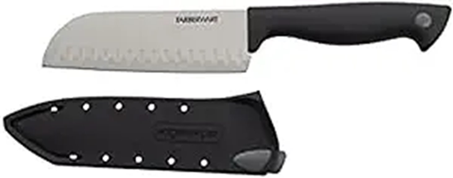 Farberware Edgekeeper 5-Inch Self-Sharpening Santoku Knife