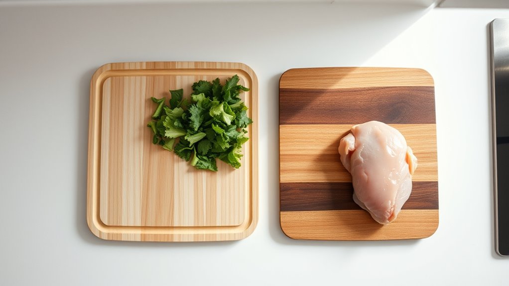 separate raw cooked foods