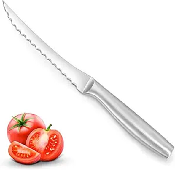 Tomato Slicing Knife with Serrated Blade