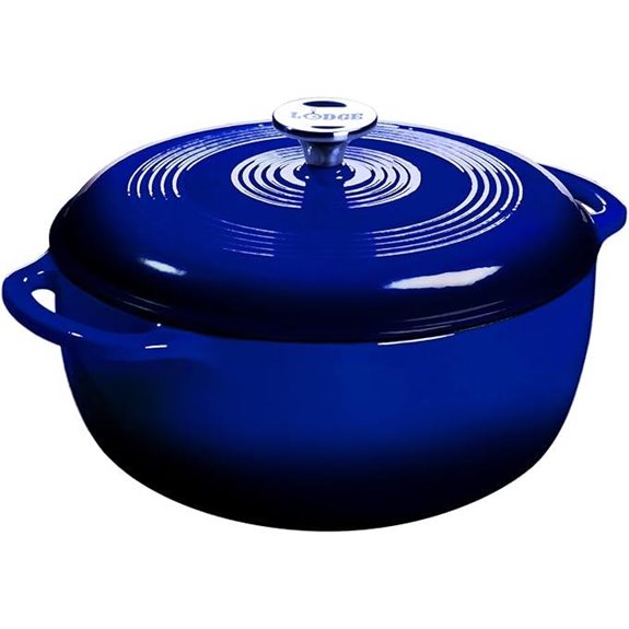 Lodge 7.5 Quart Enameled Cast Iron Dutch Oven
