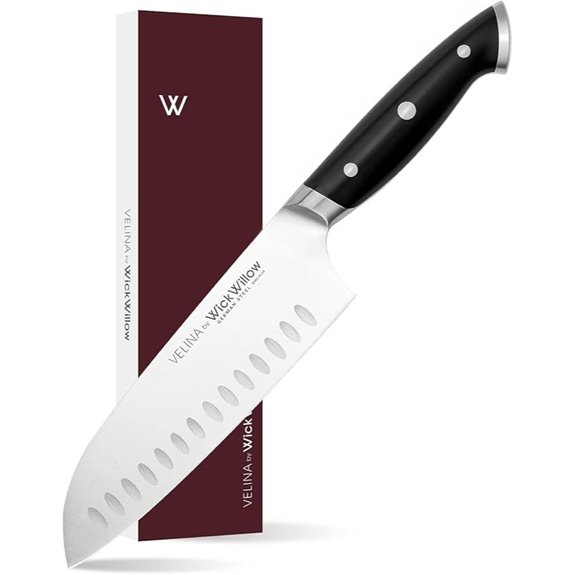 Velina 7-Inch German Steel Santoku Knife