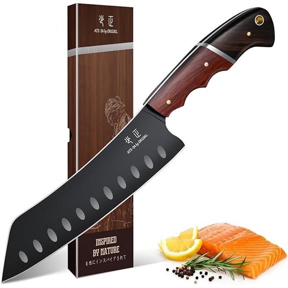 Santoku Knife 7 Inch Japanese Chef Slicing Knife